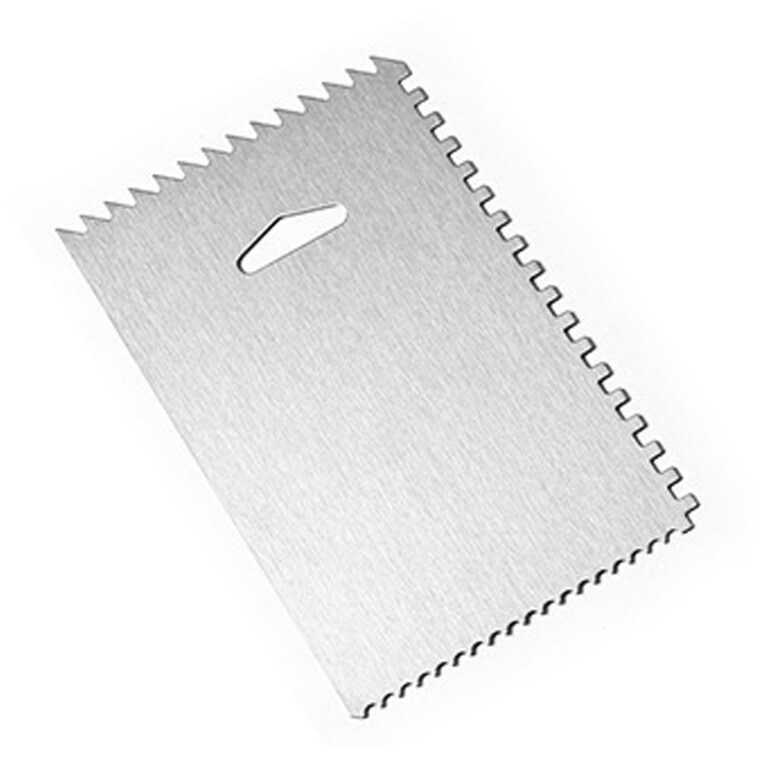 Aluminum 6 x 4 Decorating and Icing Comb TBCEXP