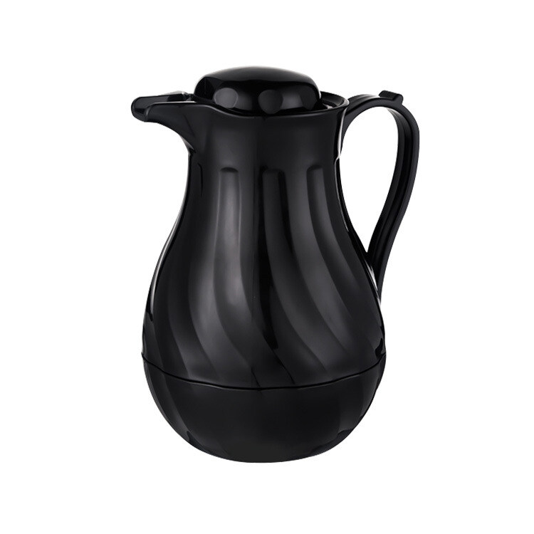 Black Thermal Swirl Coffee Carafe  Server TBCEXP