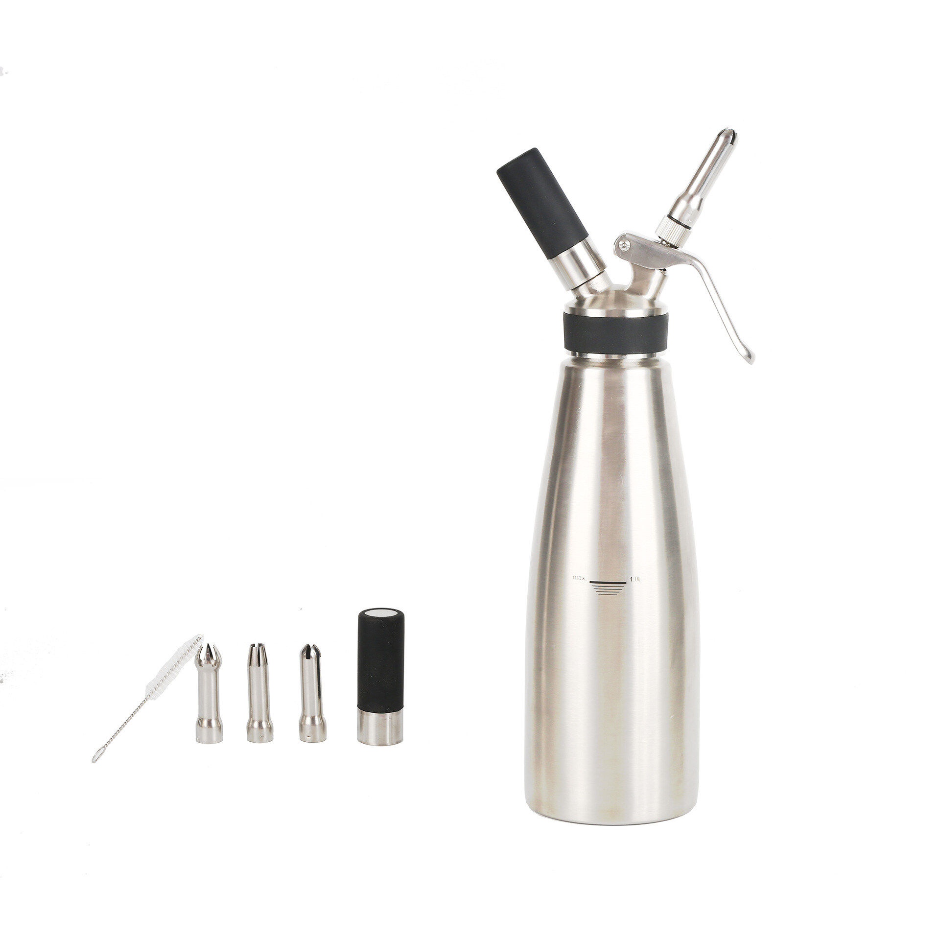 Cream Profi Stainless Steel Whipped Cream Dispenser - 1 Liter TBCEXP