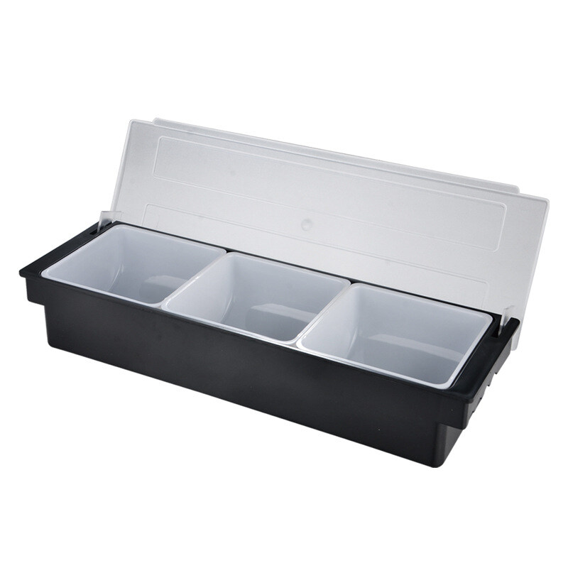 3-Compartment Condiment Bar TBCEXP-1