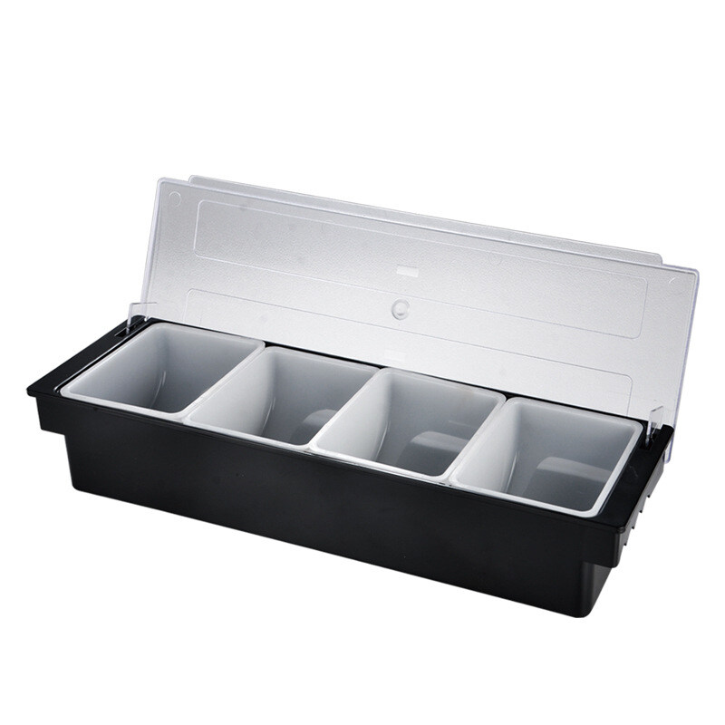 4-Compartment Condiment Bar TBCEXP-1