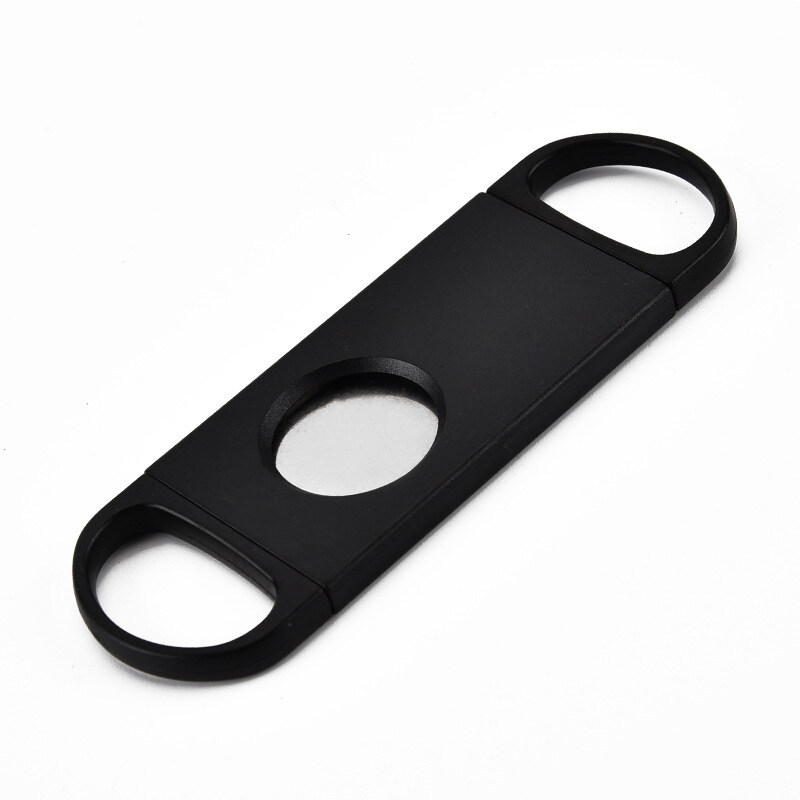 Black Cigar Cutter with Stainless Steel Blade TBCEXP