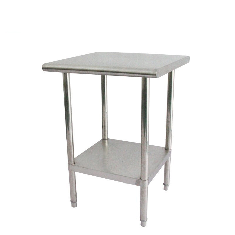 304 Stainless Steel Commercial Work Table with Galvanized Legs and Undershelf TBCEXP