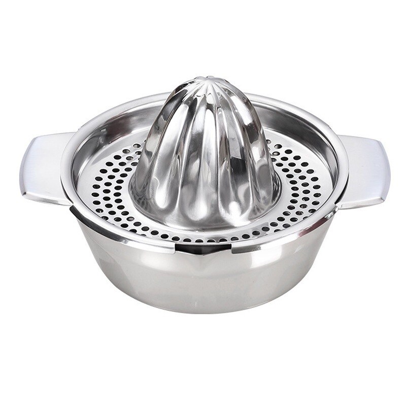 Stainless Steel Citrus Juicer  Reamer with Bowl TBCEXP