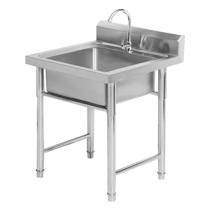 Stainless Steel One Compartment Commercial Sink with Faucet TBCEXP