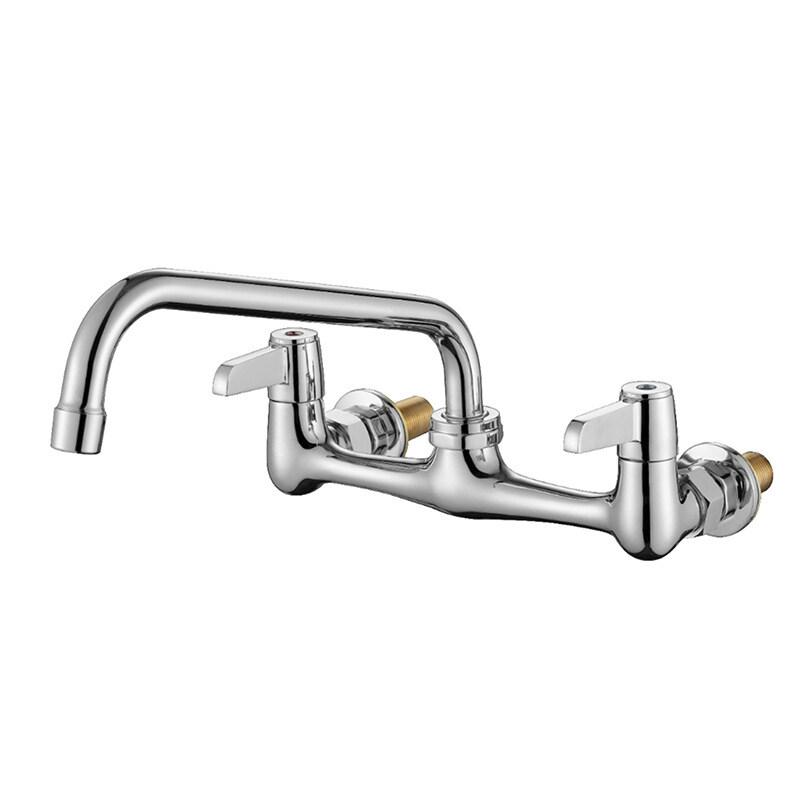 Wall Mount Faucet with 8 Centers and 12 Swing Spout TBCEXP