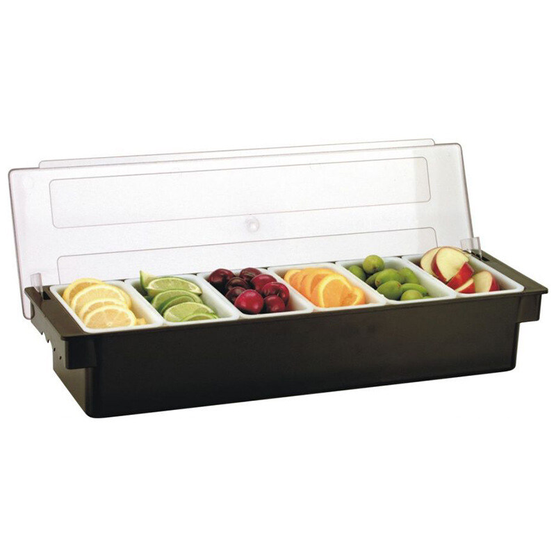 6-Compartment Condiment Bar TBCEXP