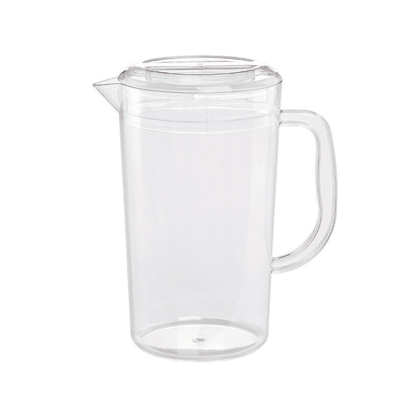 Customizable Clear Textured Pitcher with Lid TBCEXP