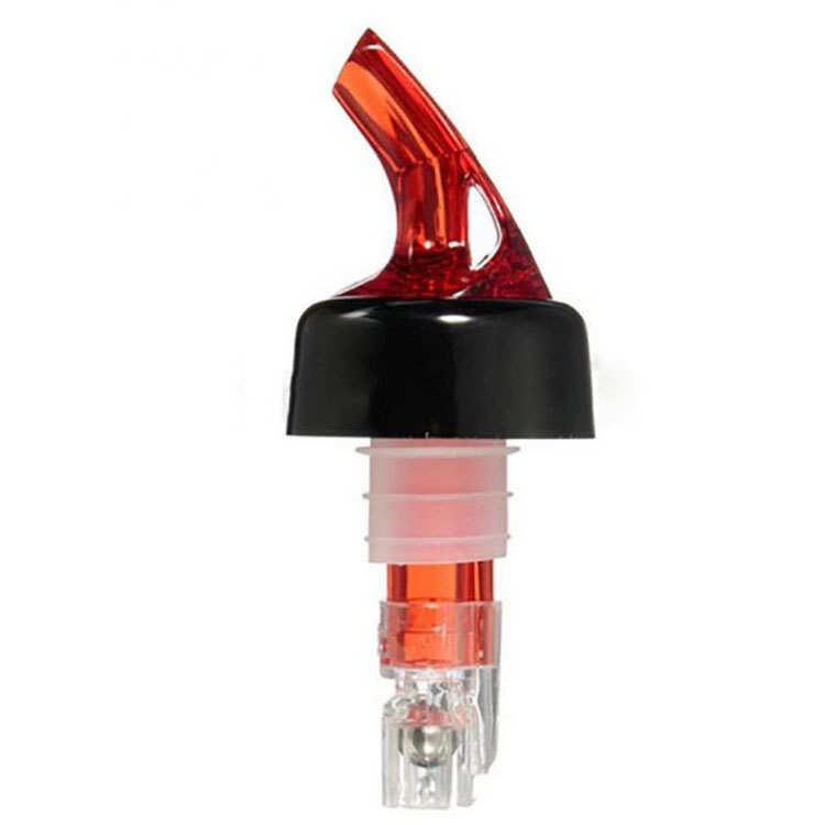 Measured Liquor Pourer with Collar - 12Pack