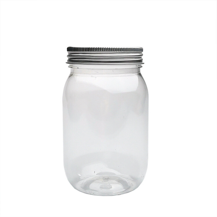 Regular Mouth Glass Canning  Mason Jar with Silver Metal Lid and Band TBCEXP